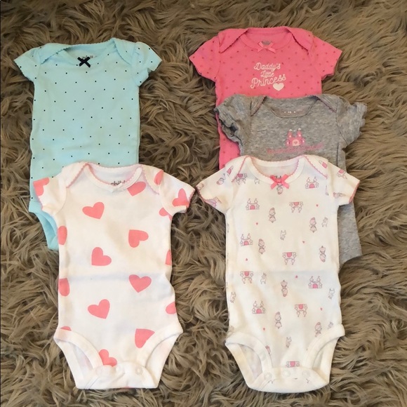 child of mine baby girl bodysuits